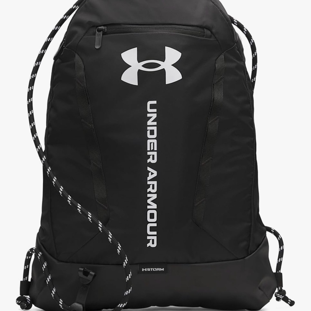 Under Armour Black and White Backpack